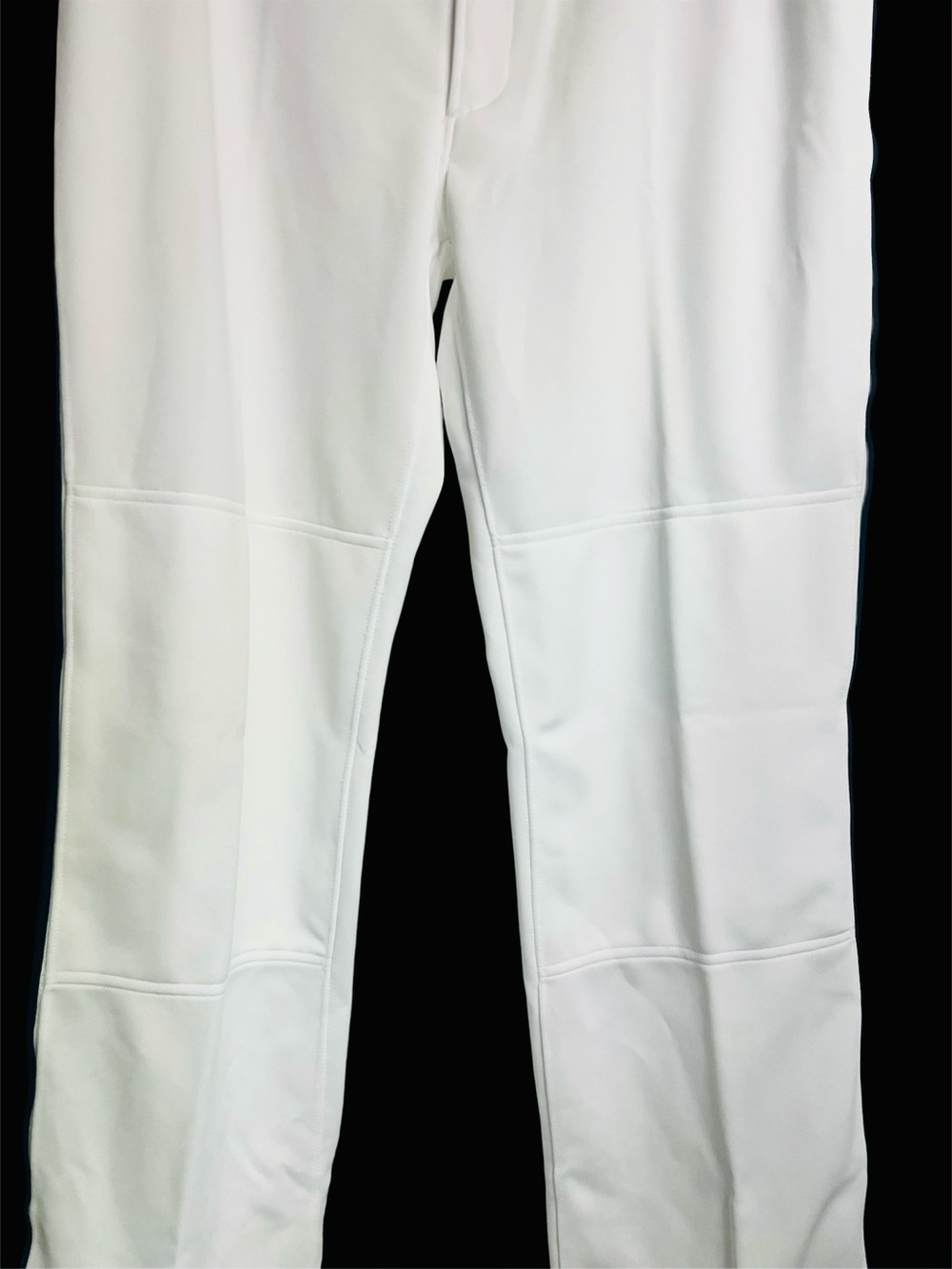 Mizuno Performance White w/black Piping Reinforced Knee Baseball Pants XXL - Picture 4 of 8